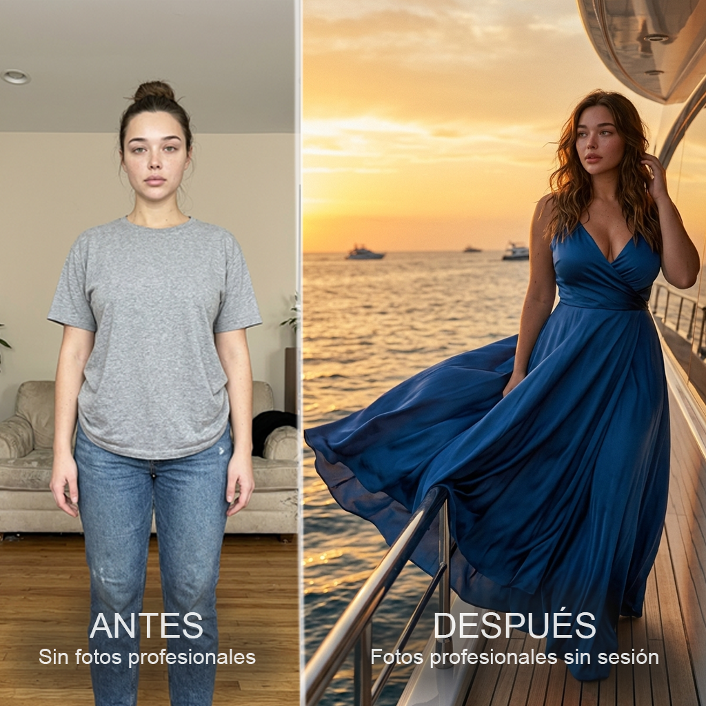 Sesión de Fotos Profesionales AI Photoshoot ImagenPro Studio